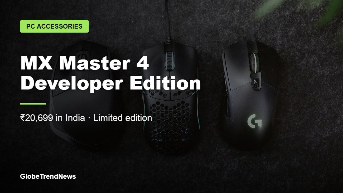 Logitech MX Master 4 Developer Edition price in India